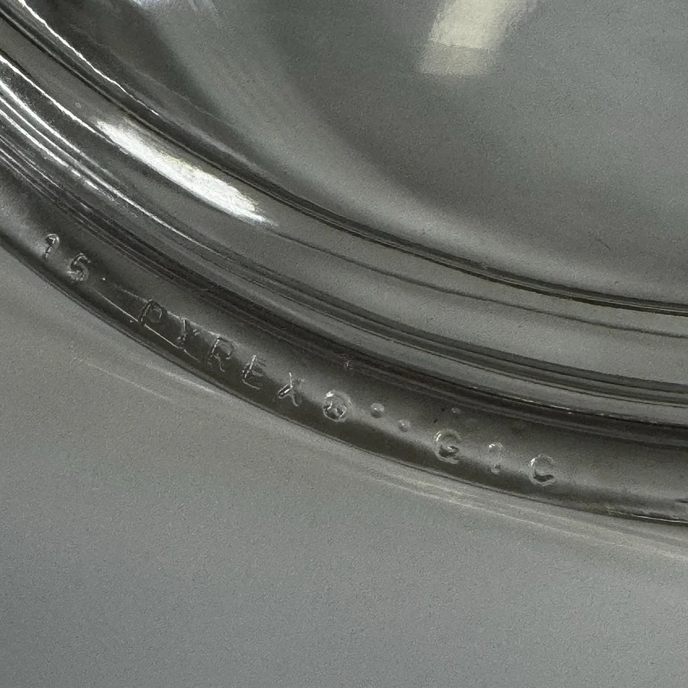 Corning Ware French White F-1-B 2.5L Round Casserole‎ Dish w/Glass Pyrex Lid USA